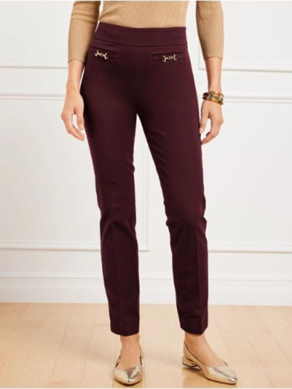 Talbots Chatham Slim Ankle Pants
